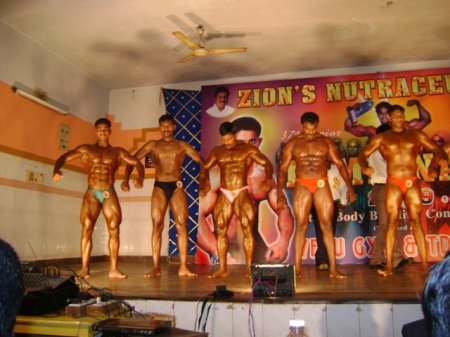 Ranjith Kumar (third from left) had freaky quads.